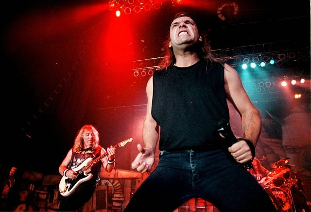 12.09.1998 KATOWICE SPODEK KONCERT IRON MAIDEN FOT. ADAM KOZAK