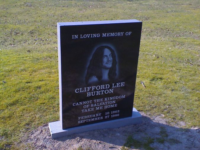 Cliff Burton headstone