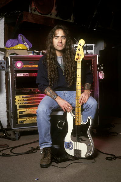 Photo of IRON MAIDEN and Steve HARRIS
